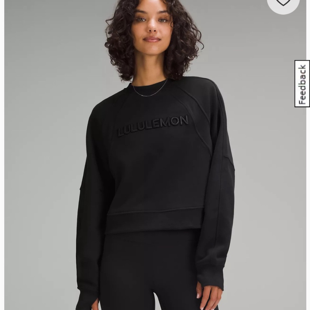Oversized Scuba crop